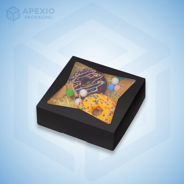 Black Bakery Boxes