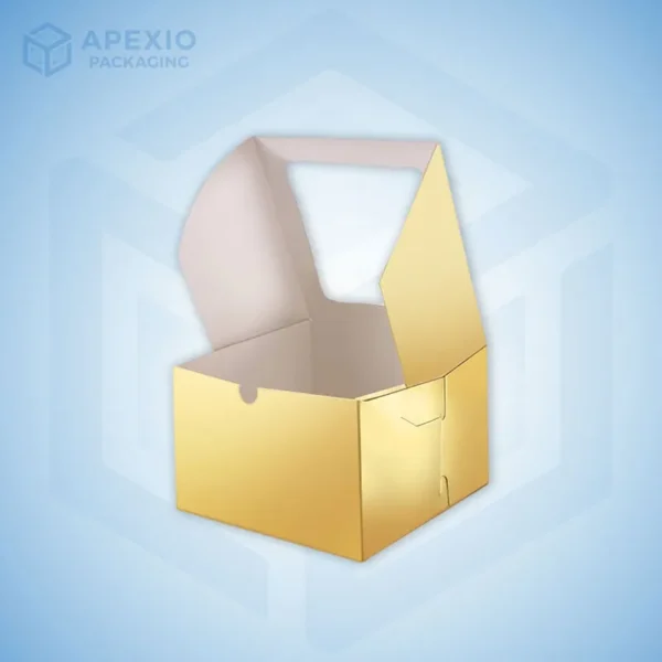 Gold Bakery Boxes