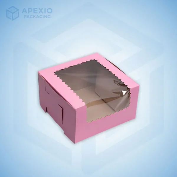 Pink Bakery Boxes with Window