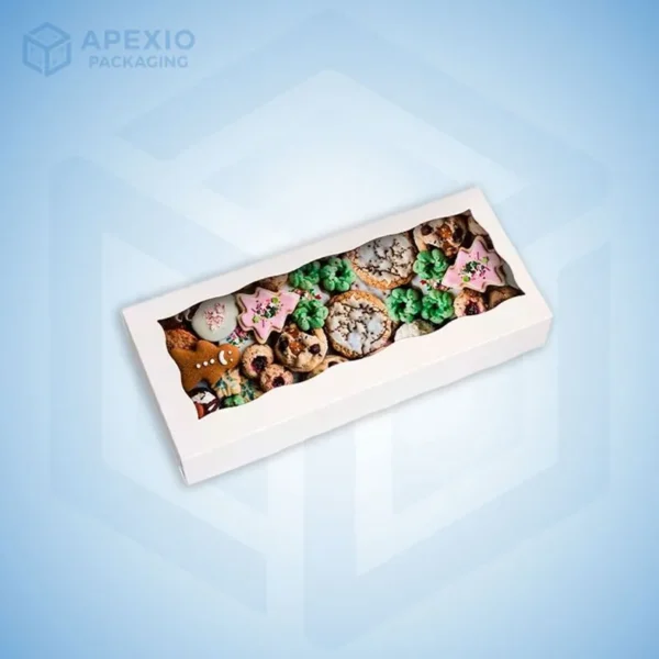White Bakery Boxes with Window