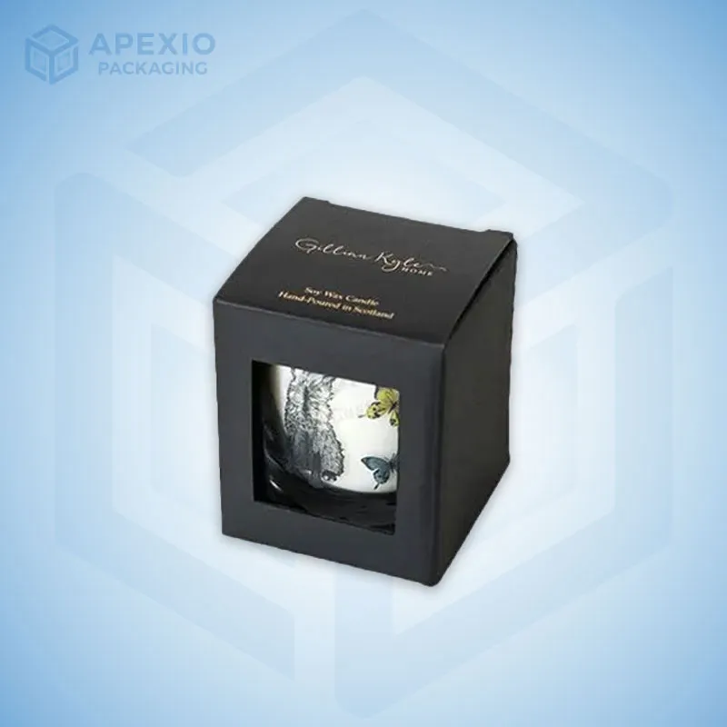 Custom Candle Boxes With Window