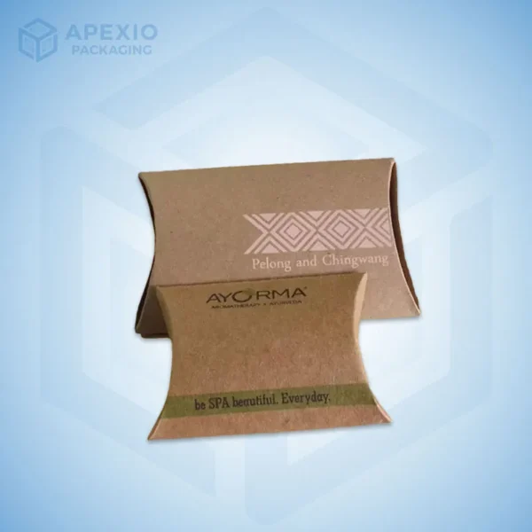 Custom Kraft Pillow Boxes
