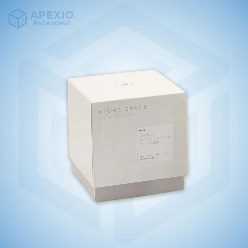 White Candle Boxes