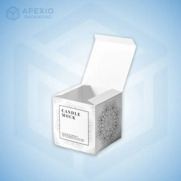 White Candle Boxes