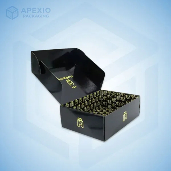 Custom Black Mailer Boxes