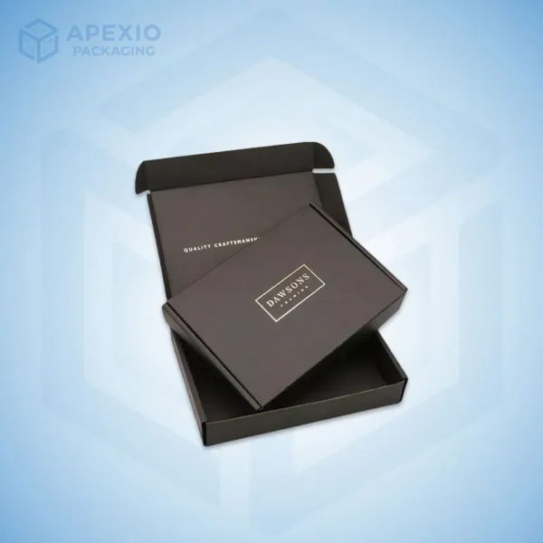 Custom Black Mailer Boxes