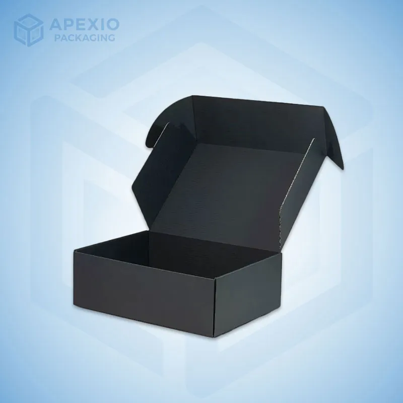 Custom Black Mailer Boxes