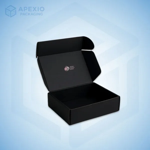 Custom Black Mailer Boxes