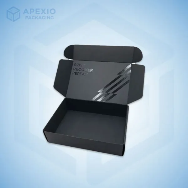 Custom Black Mailer Boxes