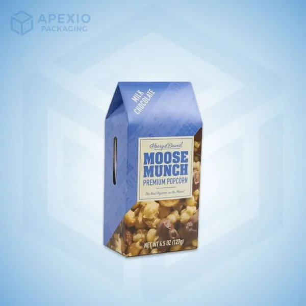 Custom Blue Popcorn Bags