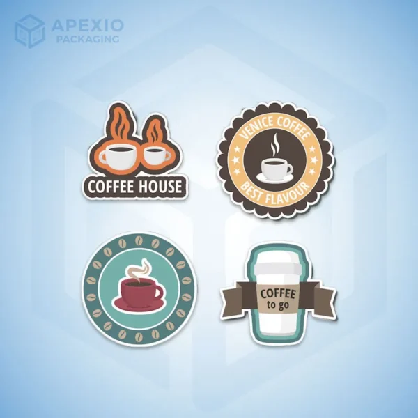 Custom Coffee Stickers