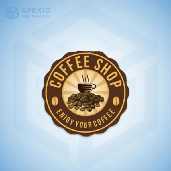 Custom Coffee Stickers