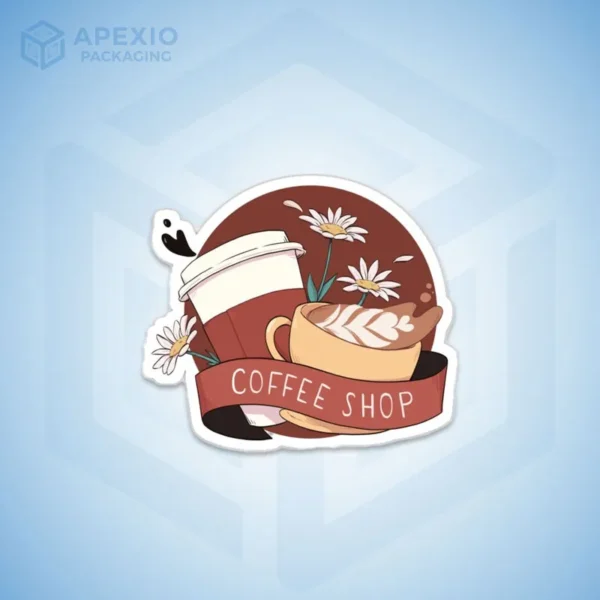 Custom Coffee Stickers
