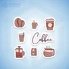 Custom Coffee Stickers