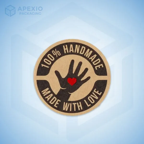 Custom Kraft Paper Stickers