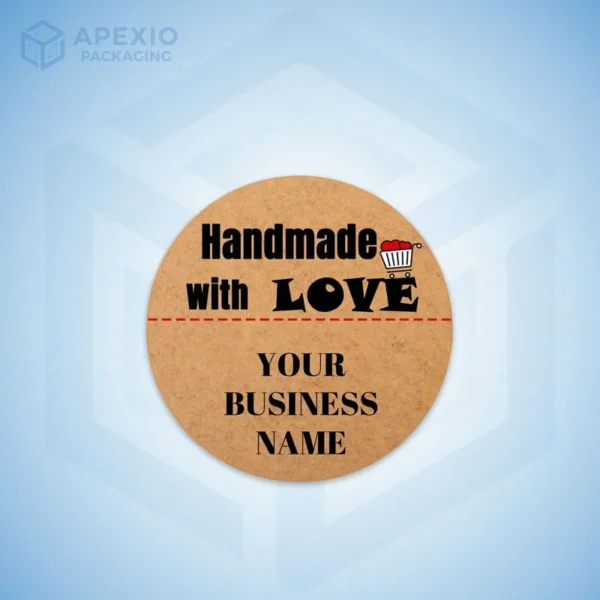 Custom Kraft Paper Stickers