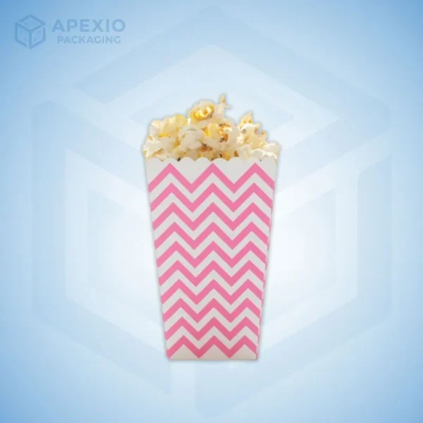 Custom Pink Popcorn Boxes