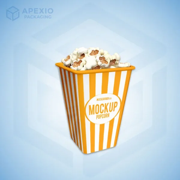 Custom Plastic Popcorn Boxes