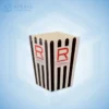 Custom Plastic Popcorn Boxes