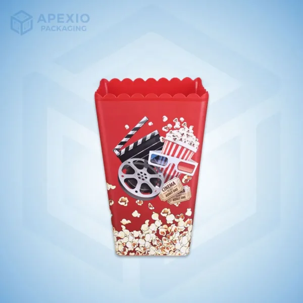 Custom Plastic Popcorn Boxes