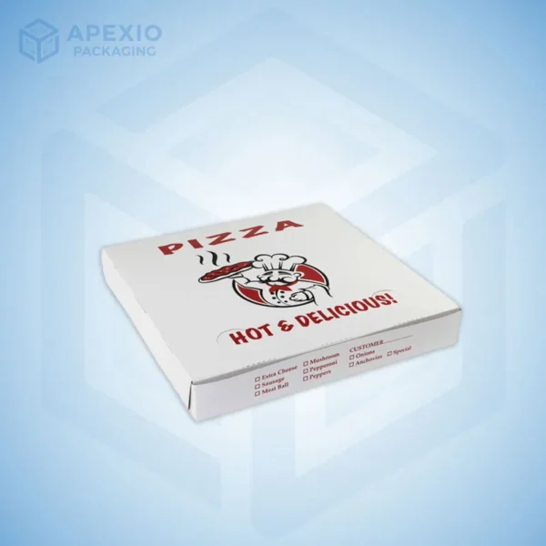 White Pizza Boxes