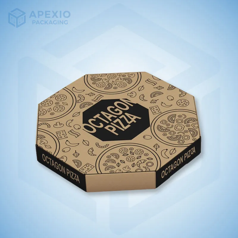 Octagon Pizza Box